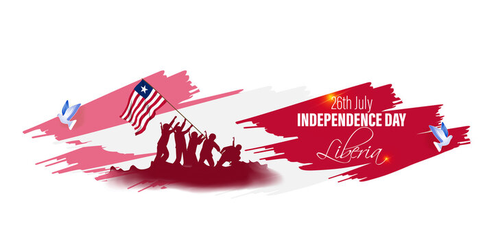Vector illustration for Liberia Independence Day - Powered by Adobe