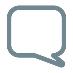 Bubble speech icon. Chat icon, Comment icon symbol.