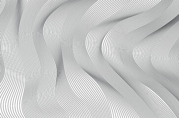 abstract smooth waves vector background