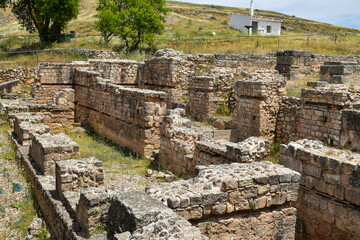 the ruins of a roman civilization in Cuenca, Spain