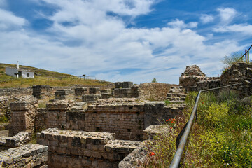 the ruins of a roman civilization in Cuenca, Spain