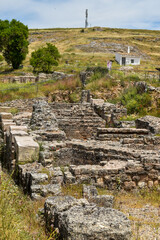 the ruins of a roman civilization in Cuenca, Spain