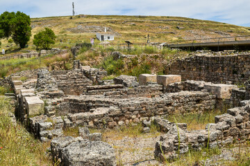 the ruins of a roman civilization in Cuenca, Spain