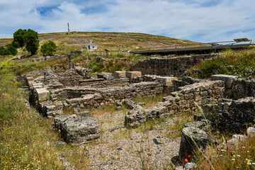 the ruins of a roman civilization in Cuenca, Spain