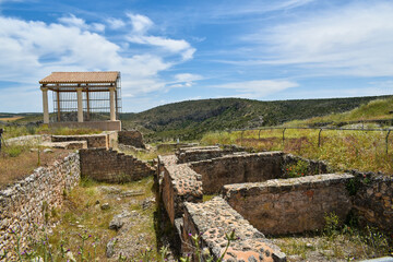 the ruins of a roman civilization in Cuenca, Spain