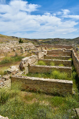 the ruins of a roman civilization in Cuenca, Spain
