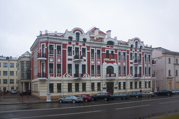 Historic building at center city Minsk, Belarus