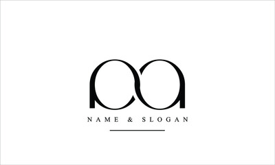 AA, A abstract letters logo monogram