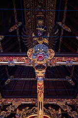 Kunst in Tirta Empul, Tempel, Bali, Indonesien