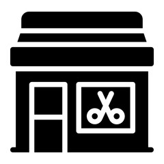 barbershop glyph icon