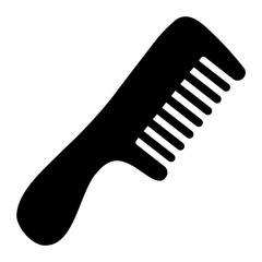 Fototapeta premium hair comb glyph icon