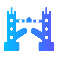 Flat Gradien gradient icon