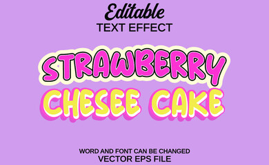 editable vector text effect