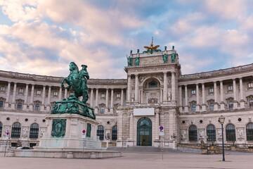 Obraz premium The beautiful Hofburg Palace, Vienna, Austria