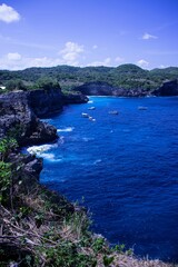Nusa Penida Felsküste, Bali, Indonesien