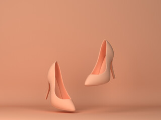 High heel shoe