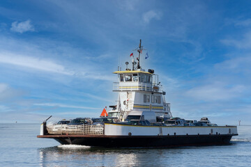 Ocracoke North Carolina ferry to Hatteras Island.