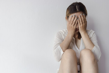  Frustrated confused female feels unhappy problem in personal life quarrel break up with boyfriend,...