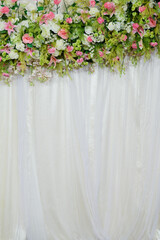 flower background, colorful background, fresh rose, backdrop wedding, bunch of flower
