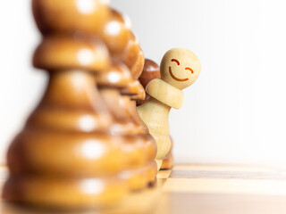 A chess piece as motivation for a good mood