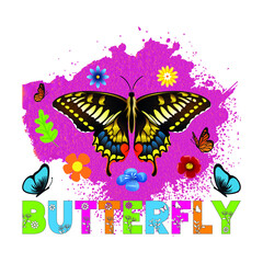 Butterfly T-Shirt Design