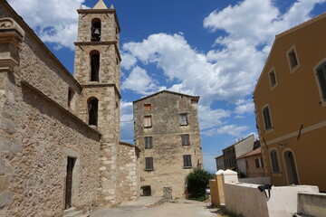 Fototapeta na wymiar Aleria Korsika Kirche Saint Marcel