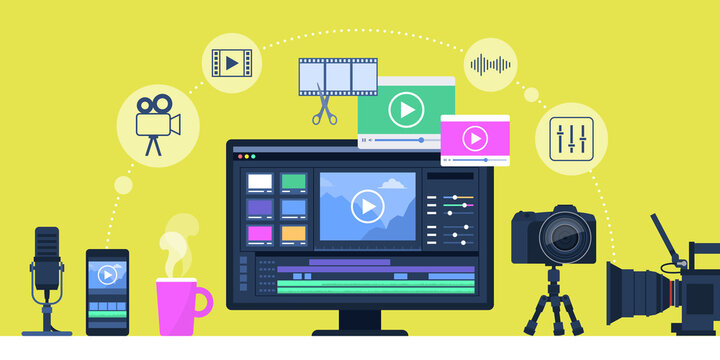 Video making and video editing equipment