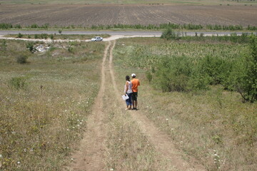 Couple buying real estate