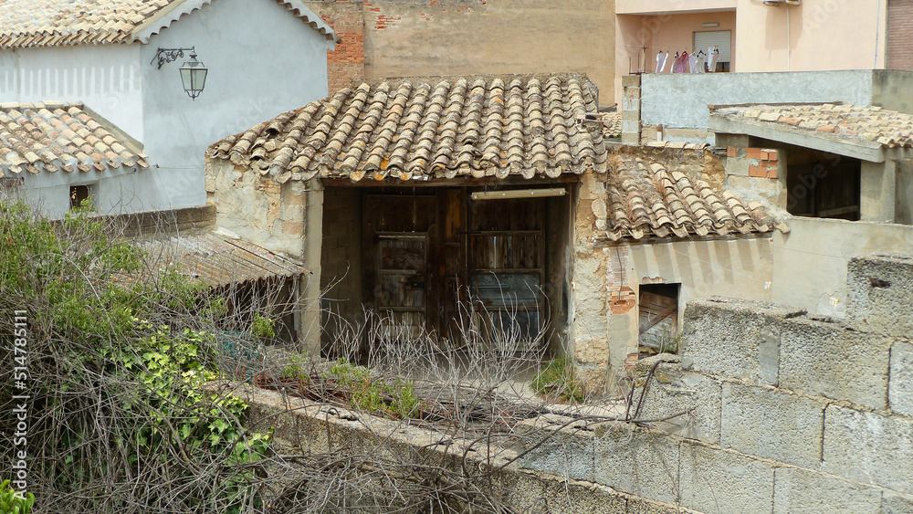 Poster paesaggio di paese