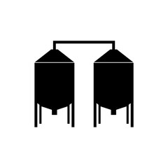 Silo icon isolated on white background