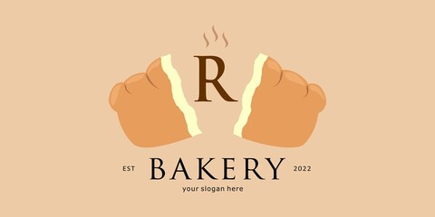 Bread Baker Logo Design with Letter R