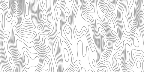 Abstract background with vector illustration of topographic line contour map, black-white design, Luxury black abstract line art, Topographic background and texture .Minimalistic wave concept.