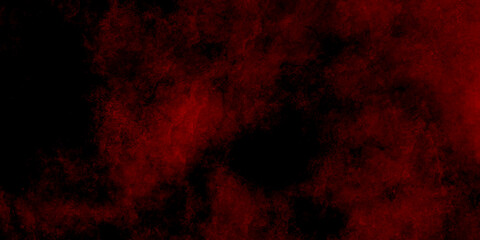 Abstract background with Scary Red and black horror background. Dark grunge red concrete . Grungy red canvas background or texture .Textured Smoke.  abstract background with natural texture .