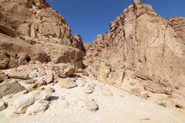 Mountains in the Negev desert in southern Israel