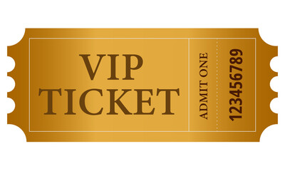 Realistic golden pass. Cinema, theater, party, museum, event, concert gold and black vector tickets template. Film cinema coupon paper, admit entrance