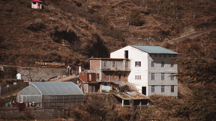 Building in mountains