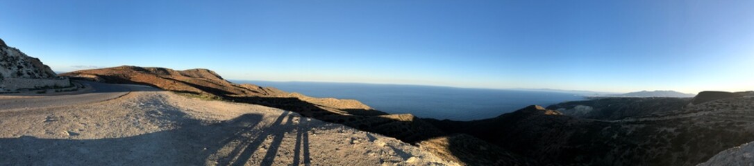 view of the mountains