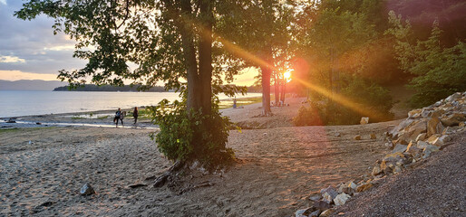 Lake Champlain in Sunset