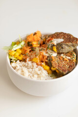 Salade de fonio aux légumes ( végan)