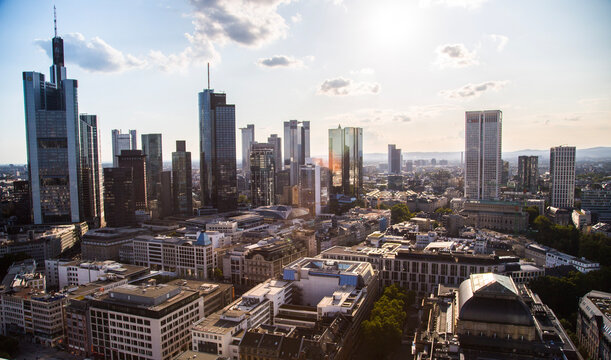 frankfurt city skyline