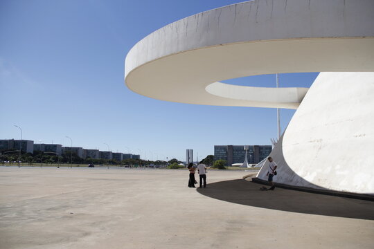 BRASÍLIA, BRASIL- Abril, 2016: Brasília National Museum