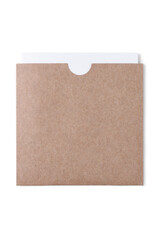 Cardboard envelope with papers