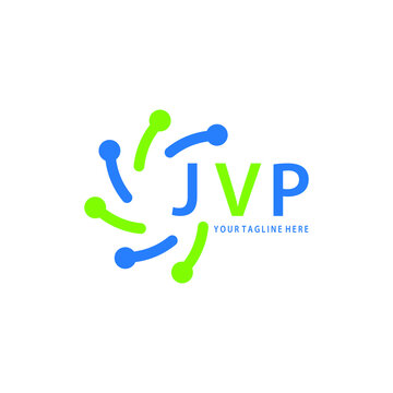 JVP logo design initial creative letter logo. JVP unique letter logo design. JVP vector logo simple, elegant and luxurious, technology logo shape. 
