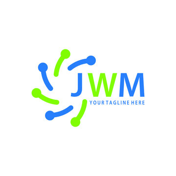 JWM logo design initial creative letter logo. JWM unique letter logo design. JWM vector logo simple, elegant and luxurious, technology logo shape. 
