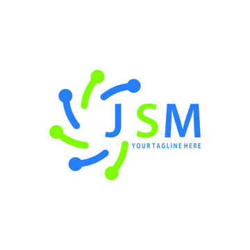 JSM logo design initial creative letter logo. JSM unique letter logo design. JSM vector logo simple, elegant and luxurious, technology logo shape. 