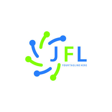 JFL logo design initial creative letter logo. JFL unique letter logo design. JFL vector logo simple, elegant and luxurious, technology logo shape. 