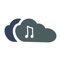 Cloud, iTunes, listen, music, play, playing icon