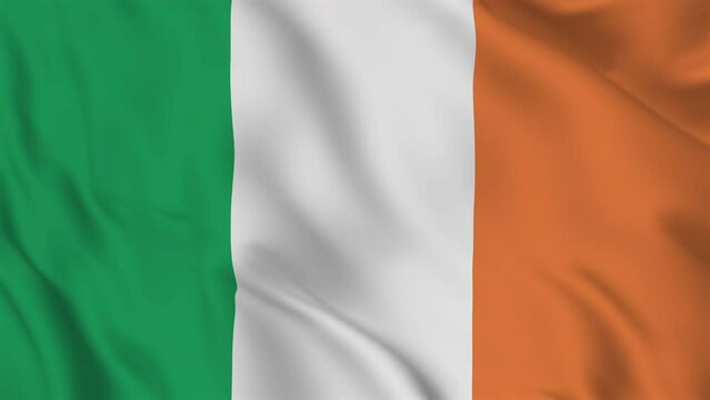 Flag of Ireland. High quality 4K resolution	