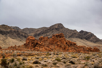 landscape with sky and clouds