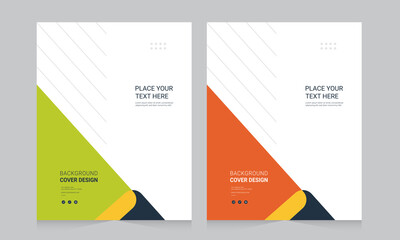 Cover design for annual report and business catalog, magazine, flyer or booklet. Brochure template layout. A4 cover vector EPS-10